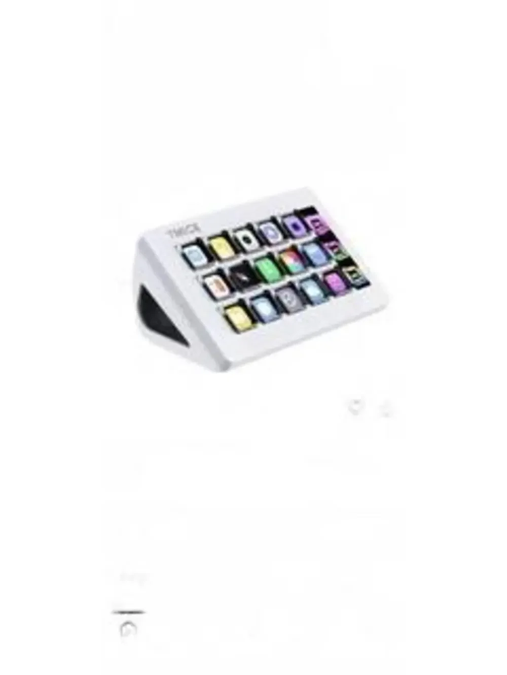 TMICE Stream Controller with 15 Customizable LCD Keys and Adjustable Stand